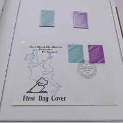 Collection historique des timbres Europa 1976-1979 en album Cérès.