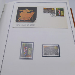 Collection historique des timbres Europa 1976-1979 en album Cérès.