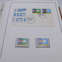 Collection historique des timbres Europa 1976-1979 en album Cérès.