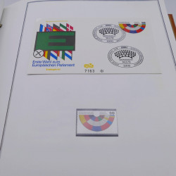 Collection historique des timbres Europa 1976-1979 en album Cérès.
