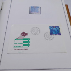Collection historique des timbres Europa 1976-1979 en album Cérès.