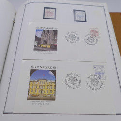 Collection historique des timbres Europa 1976-1979 en album Cérès.
