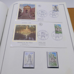 Collection historique des timbres Europa 1976-1979 en album Cérès.