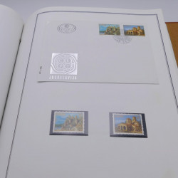 Collection historique des timbres Europa 1976-1979 en album Cérès.