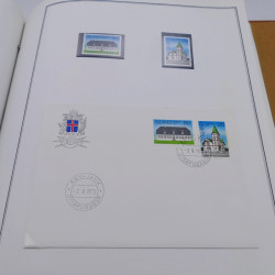 Collection historique des timbres Europa 1976-1979 en album Cérès.