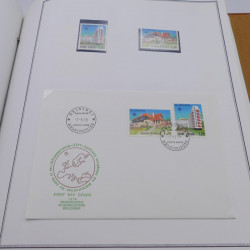 Collection historique des timbres Europa 1976-1979 en album Cérès.