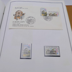 Collection historique des timbres Europa 1976-1979 en album Cérès.