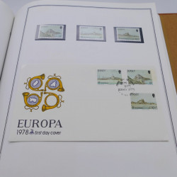 Collection historique des timbres Europa 1976-1979 en album Cérès.