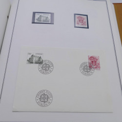 Collection historique des timbres Europa 1976-1979 en album Cérès.
