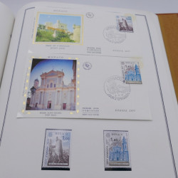 Collection historique des timbres Europa 1976-1979 en album Cérès.