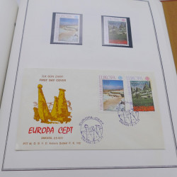 Collection historique des timbres Europa 1976-1979 en album Cérès.