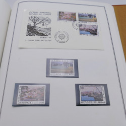 Collection historique des timbres Europa 1976-1979 en album Cérès.