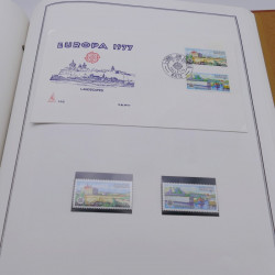 Collection historique des timbres Europa 1976-1979 en album Cérès.