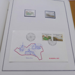 Collection historique des timbres Europa 1976-1979 en album Cérès.