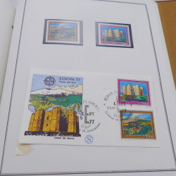 Collection historique des timbres Europa 1976-1979 en album Cérès.
