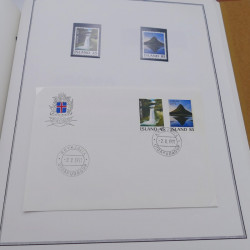Collection historique des timbres Europa 1976-1979 en album Cérès.