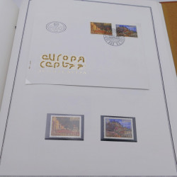Collection historique des timbres Europa 1976-1979 en album Cérès.