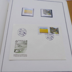 Collection historique des timbres Europa 1976-1979 en album Cérès.