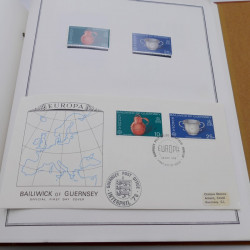 Collection historique des timbres Europa 1976-1979 en album Cérès.