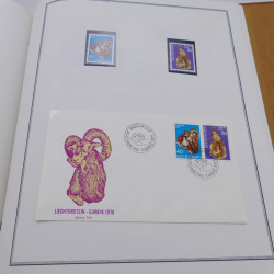 Collection historique des timbres Europa 1976-1979 en album Cérès.
