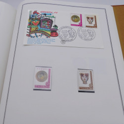 Collection historique des timbres Europa 1976-1979 en album Cérès.