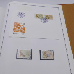 Collection historique des timbres Europa 1976-1979 en album Cérès.