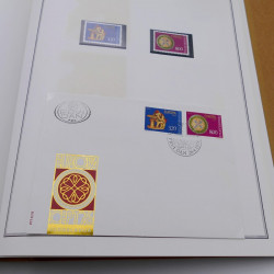 Collection historique des timbres Europa 1976-1979 en album Cérès.