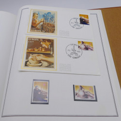Collection historique des timbres Europa 1976-1979 en album Cérès.
