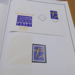 Collection historique des timbres Europa 1976-1979 en album Cérès.