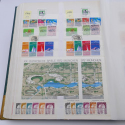 Lot de timbres d'Allemagne R.F.A. 1960-1982 neufs et oblitérés.