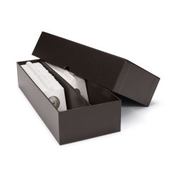 Boite rangement LOGIK pour capsules Quadrum et étuis carton.