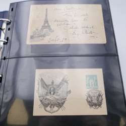 Lot de commémoratifs et cartes postales de France 1879-1956.