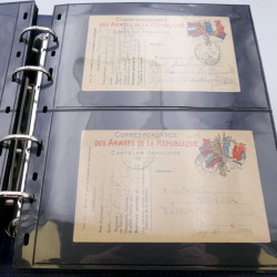 Lot de commémoratifs et cartes postales de France 1879-1956.