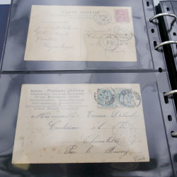 Lot de commémoratifs et cartes postales de France 1879-1956.