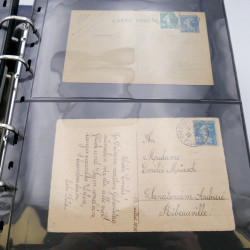 Lot de commémoratifs et cartes postales de France 1879-1956.