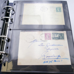 Lot de commémoratifs et cartes postales de France 1879-1956.