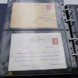 Lot de commémoratifs et cartes postales de France 1879-1956.