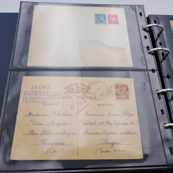 Lot de commémoratifs et cartes postales de France 1879-1956.