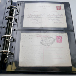 Lot de commémoratifs et cartes postales de France 1879-1956.