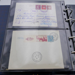 Lot de commémoratifs et cartes postales de France 1879-1956.