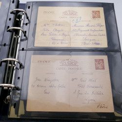 Lot de commémoratifs et cartes postales de France 1879-1956.
