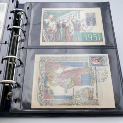 Lot de commémoratifs et cartes postales de France 1879-1956.