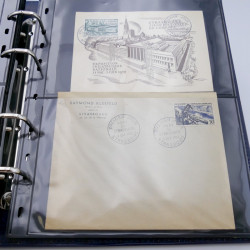 Lot de commémoratifs et cartes postales de France 1879-1956.
