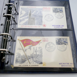 Lot de commémoratifs et cartes postales de France 1879-1956.