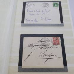 Lot de 41 lettres de deuil Suisse 1865-1971.