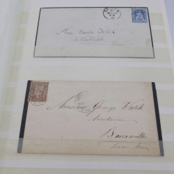 Lot de 41 lettres de deuil Suisse 1865-1971.