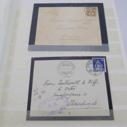 Lot de 41 lettres de deuil Suisse 1865-1971.