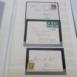 Lot de 41 lettres de deuil Suisse 1865-1971.