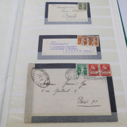 Lot de 41 lettres de deuil Suisse 1865-1971.