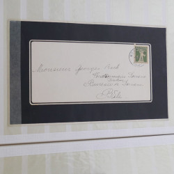Lot de 41 lettres de deuil Suisse 1865-1971.